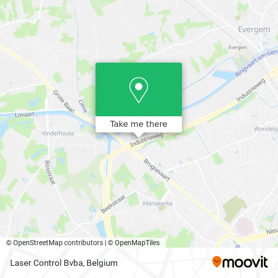 Laser Control BVBA map