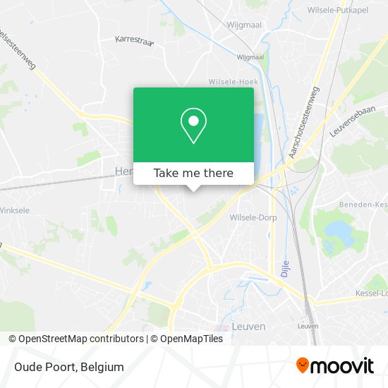 Oude Poort map