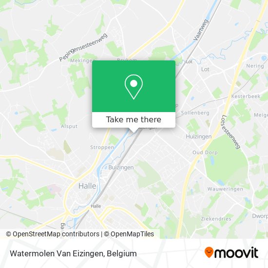 Watermolen Van Eizingen map