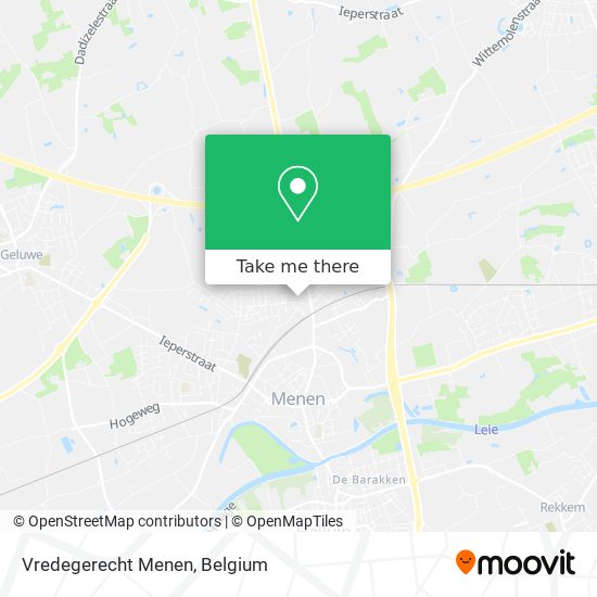 Vredegerecht Menen map