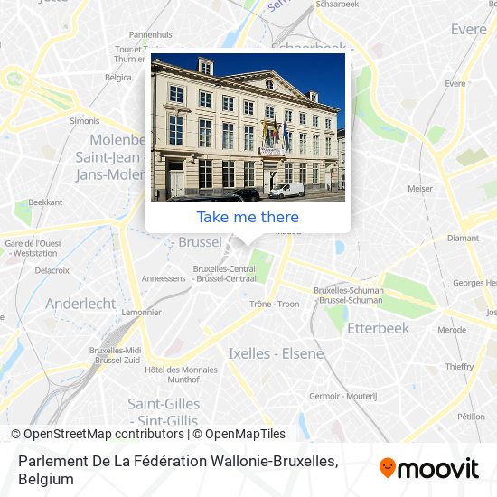 Parlement De La Fédération Wallonie-Bruxelles plan