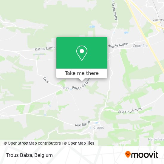 Trous Balza map