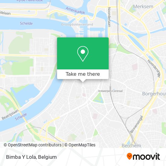 How to get to Bimba Y Lola in Antwerpen by Bus Light Rail or Train