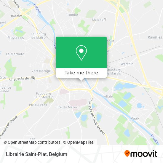 Librairie Saint-Piat map