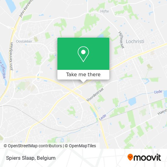 Spiers Slaap map