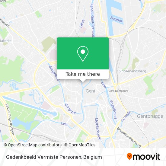 Gedenkbeeld Vermiste Personen map