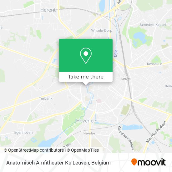 Anatomisch Amfitheater Ku Leuven plan