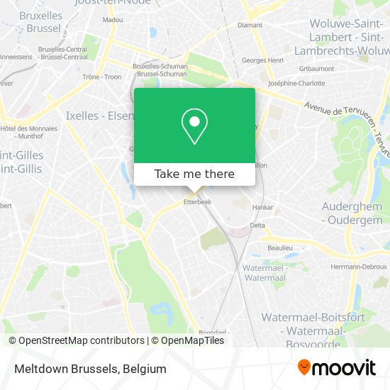 Meltdown Brussels map