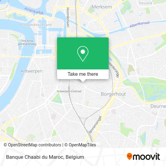 Banque Chaabi du Maroc map
