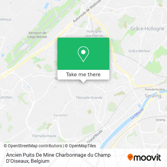 Ancien Puits De Mine Charbonnage du Champ D'Oiseaux map