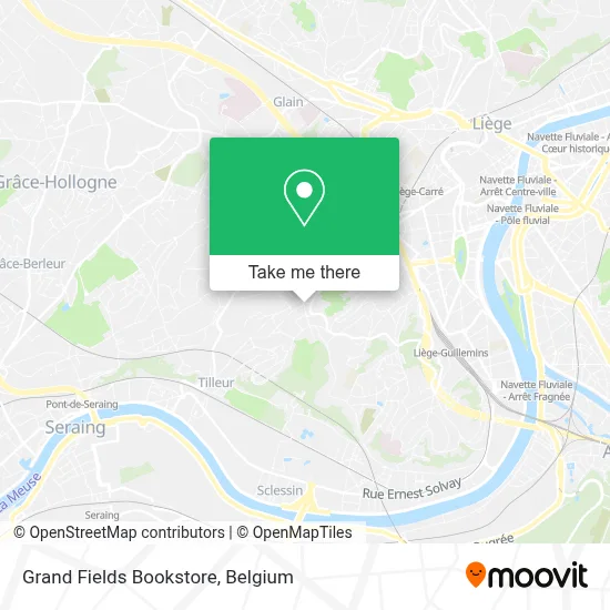 Grand Fields Bookstore map