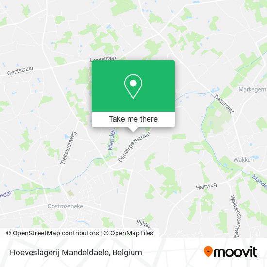 Hoeveslagerij Mandeldaele plan