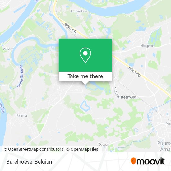 Barelhoeve map