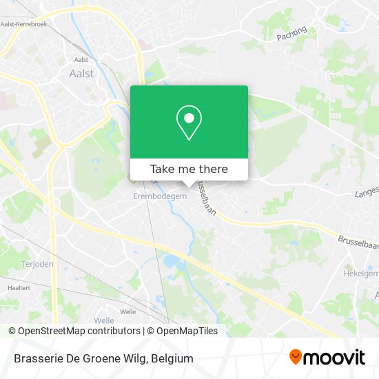 Brasserie De Groene Wilg map