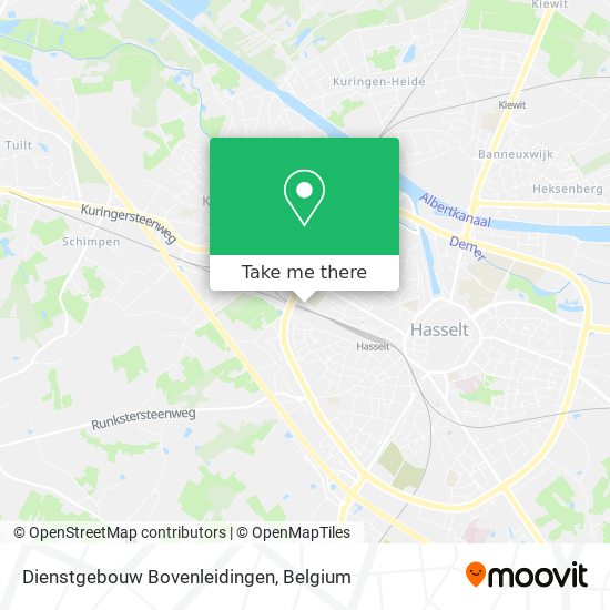 Dienstgebouw Bovenleidingen map