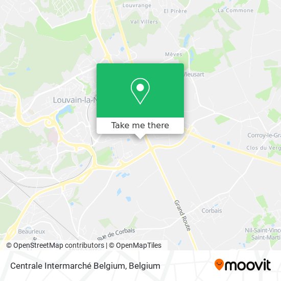Centrale Intermarché Belgium plan