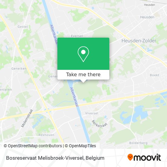 Bosreservaat Melisbroek-Viversel plan