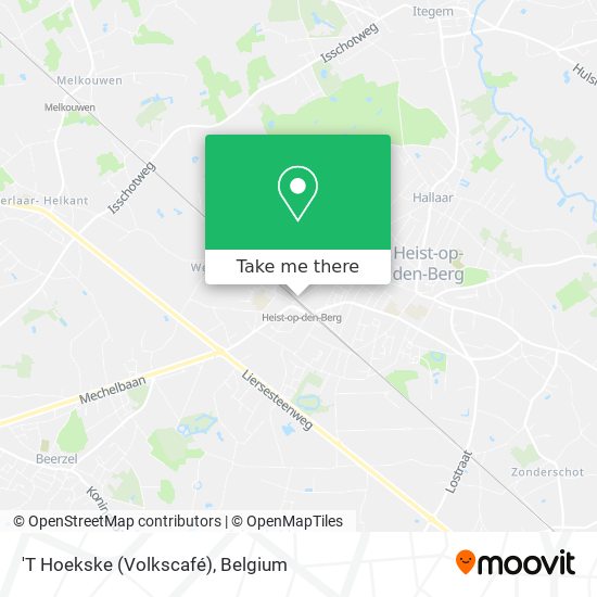 'T Hoekske (Volkscafé) map