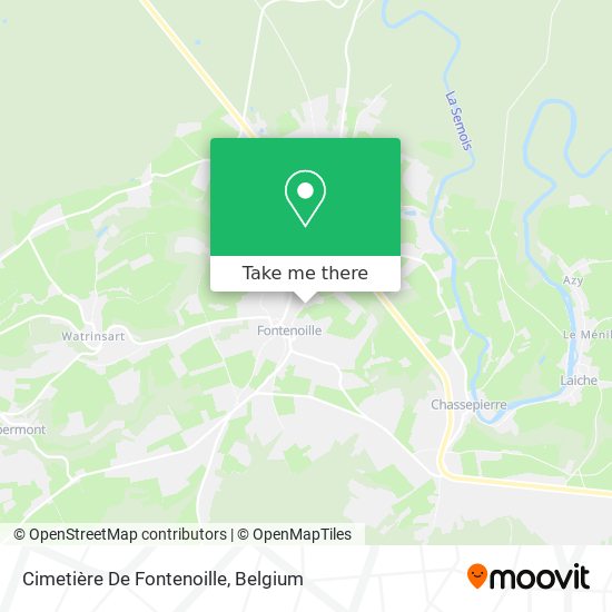 Cimetière De Fontenoille plan