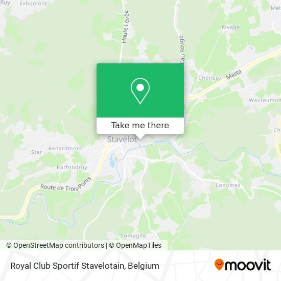 Royal Club Sportif Stavelotain map