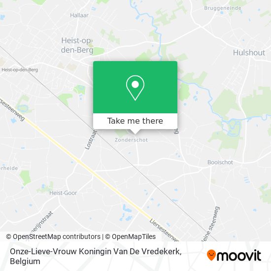 Onze-Lieve-Vrouw Koningin Van De Vredekerk plan