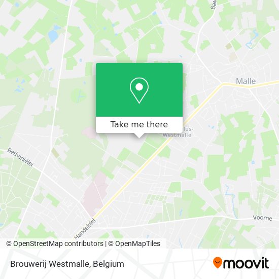 Brouwerij Westmalle map