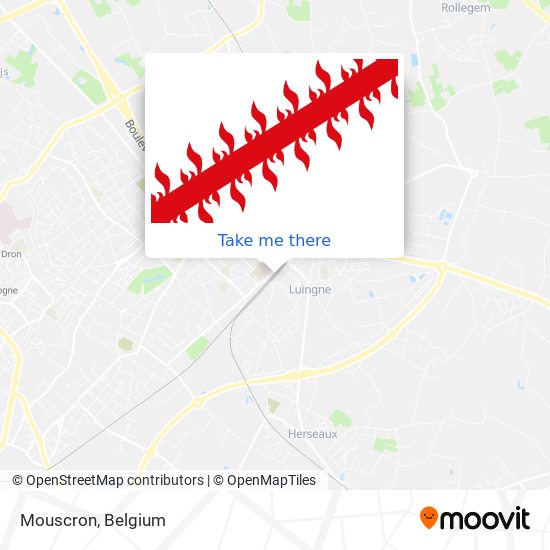 Mouscron map