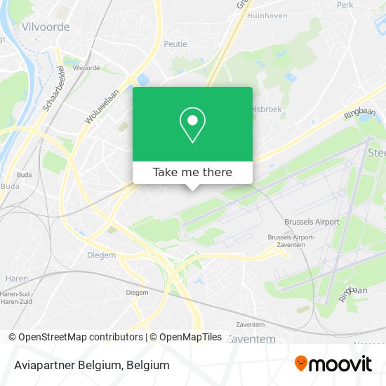 Aviapartner Belgium map