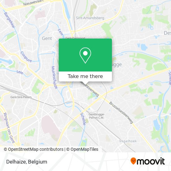 Delhaize map