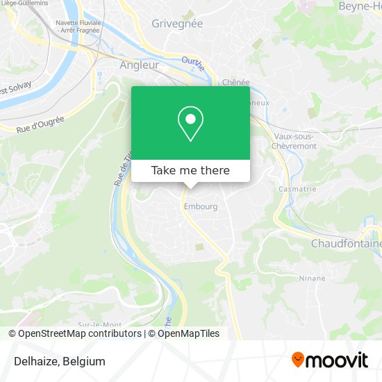 Delhaize map