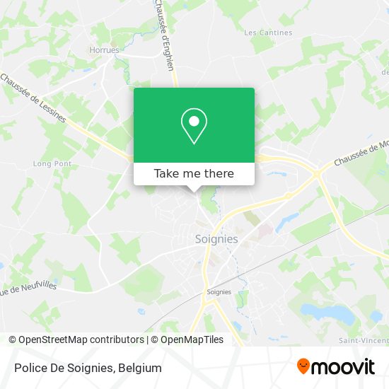 Police De Soignies map