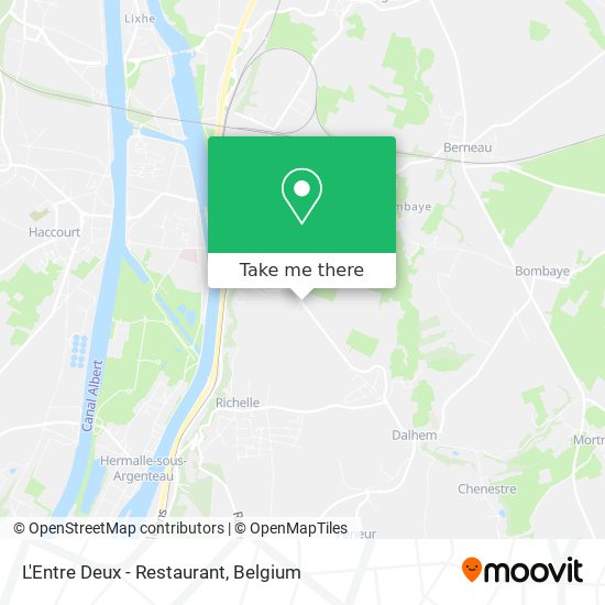 L'Entre Deux - Restaurant map