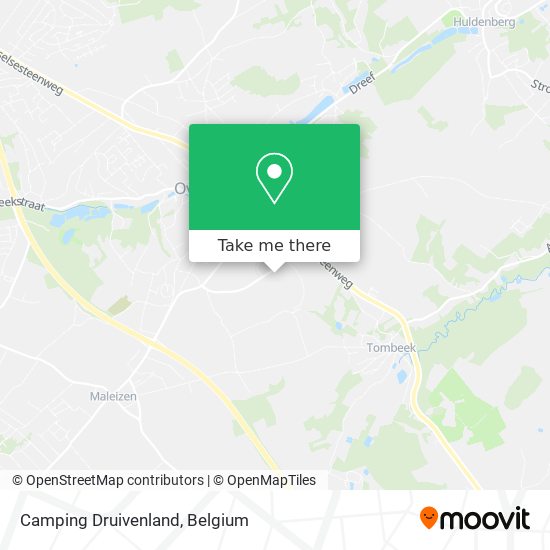 Camping Druivenland map
