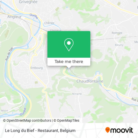 Le Long du Bief - Restaurant map