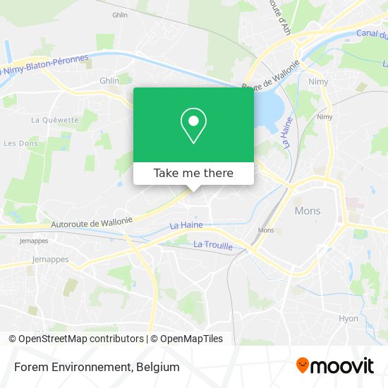 Forem Environnement plan