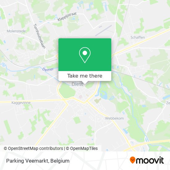 Parking Veemarkt map