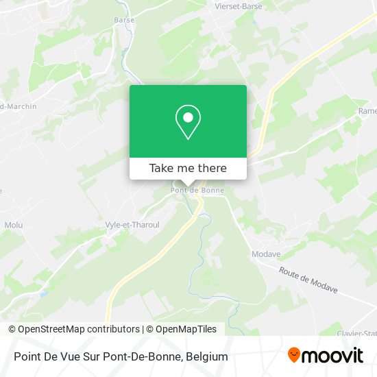 Point De Vue Sur Pont-De-Bonne map