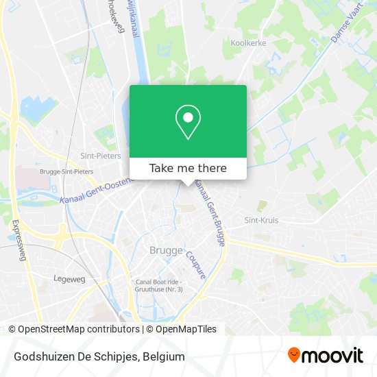 Godshuizen De Schipjes map