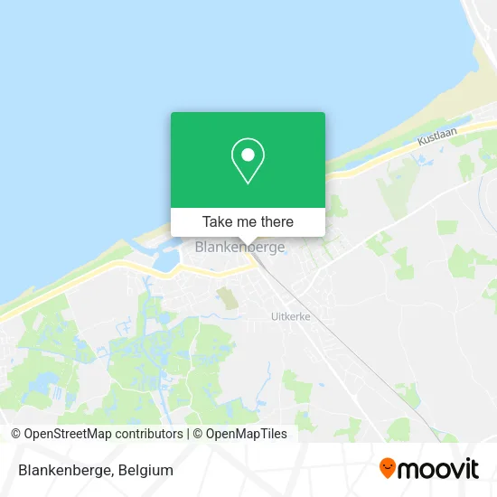 Blankenberge map