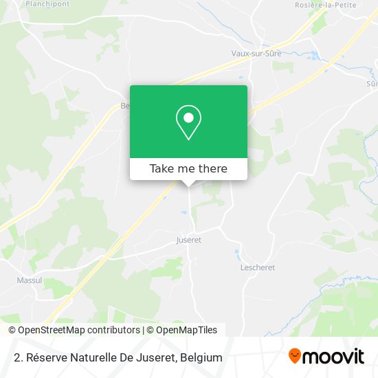 2. Réserve Naturelle De Juseret plan