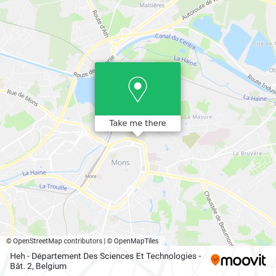 Heh - Département Des Sciences Et Technologies - Bât. 2 map