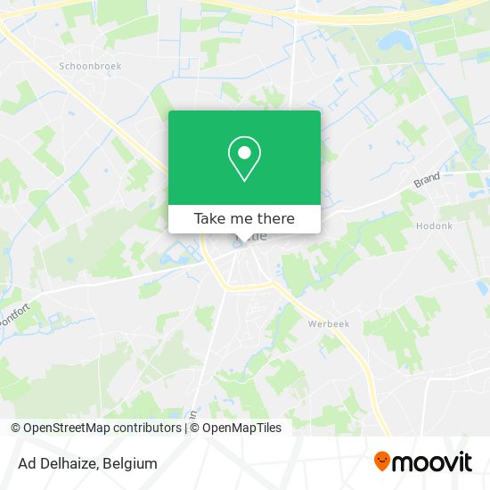 Ad Delhaize map