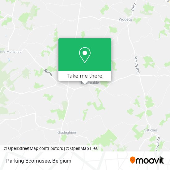 Parking Ecomusée map