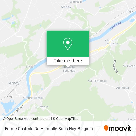 Ferme Castrale De Hermalle-Sous-Huy map