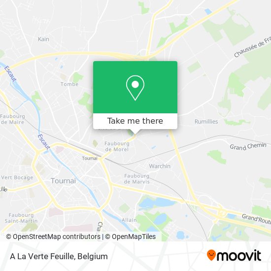 A La Verte Feuille map