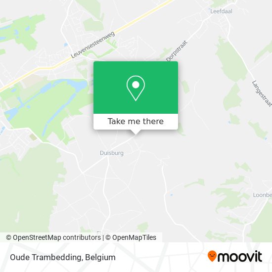 Oude Trambedding map