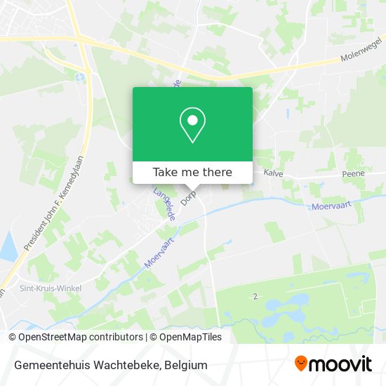 Gemeentehuis Wachtebeke plan