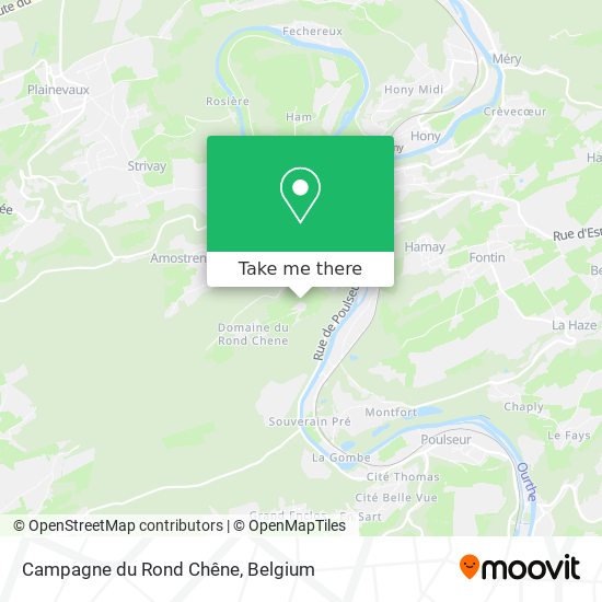 Campagne du Rond Chêne map
