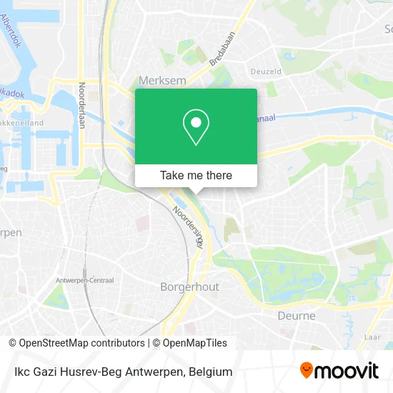Ikc Gazi Husrev-Beg Antwerpen map