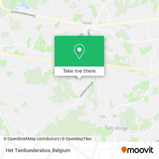 Het Tienbundersbos map